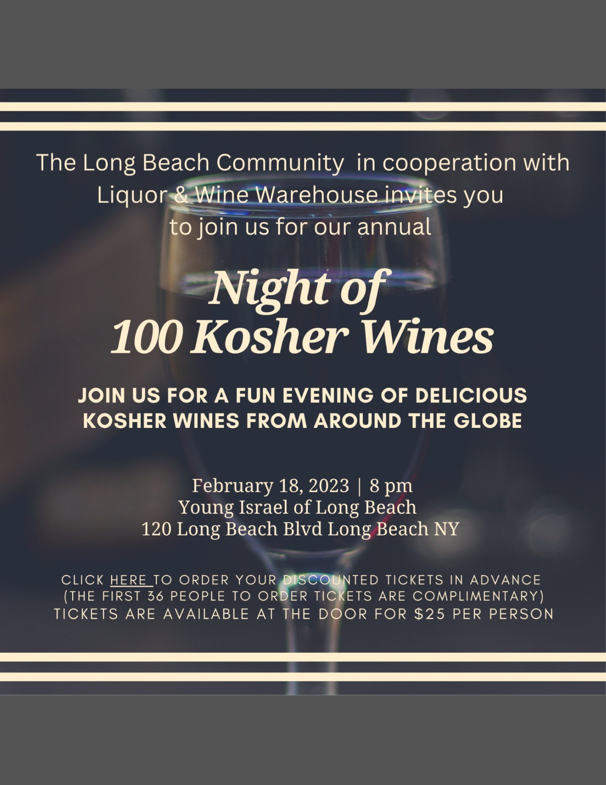Night of 100 Kosher Wines
